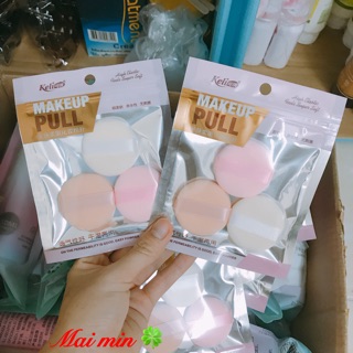Combo 3 Bông Phấn Trang Điểm Keli