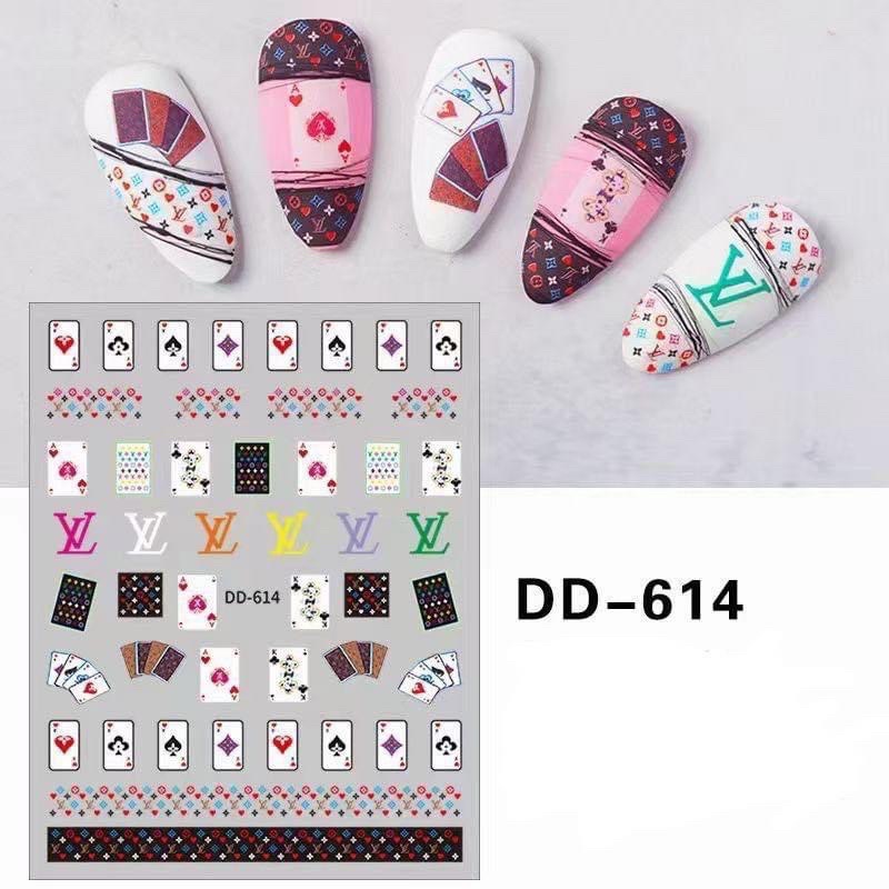 ( phụ kiện nail) Sticker trang trí móng dd455