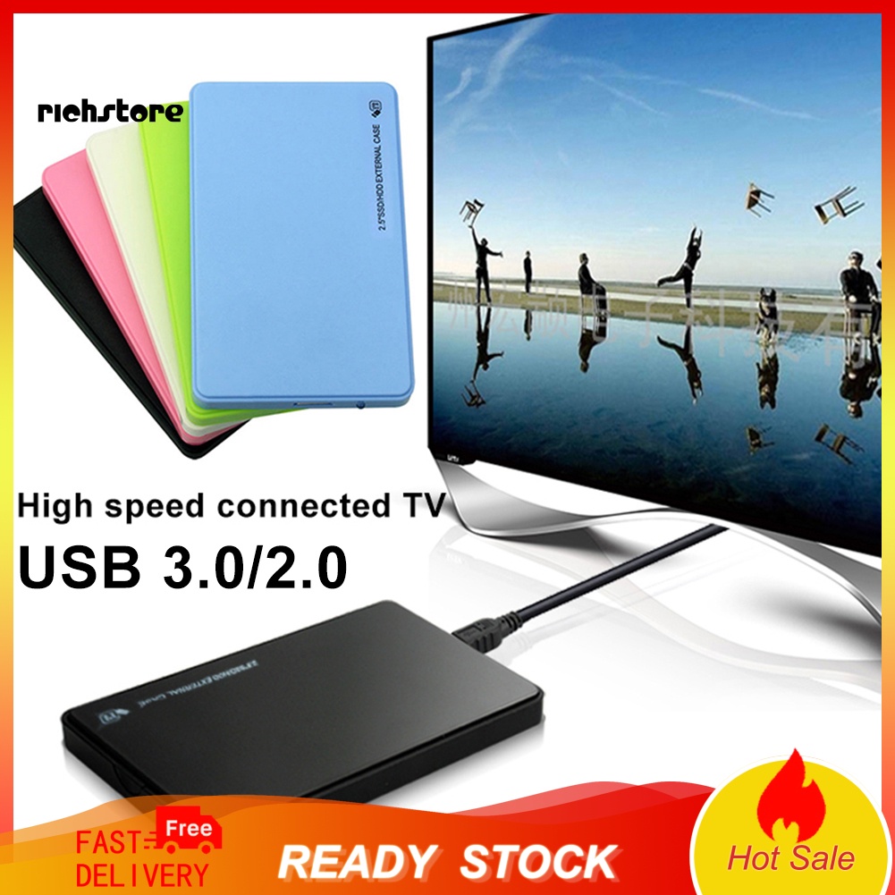 Hộp Đựng Ổ Cứng Ngoài HDD SSD SATA USB 3.0 / 2.0 2.5 Inch