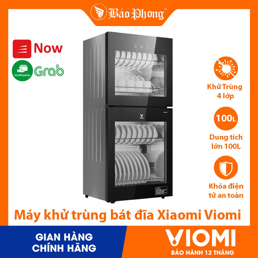 Máy khử trùng bát đĩa Xiaomi Viomi Disinfection Cabinet (Vertical Type) RTD100B-1 - Bảo hành 12 tháng