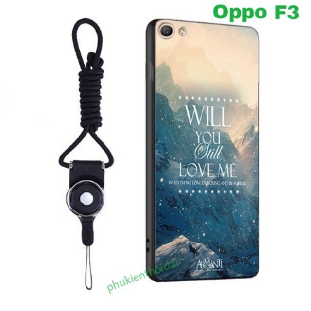 Oppo F3 ốp lưng dẻo in 3D cao cấp