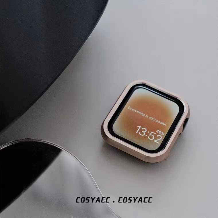 Ốp Bảo Vệ Viền Kim Loại 2022 Cho Apple Watch Series 7 6 SE 5 4 3 2 1 iwatch 41MM 45MM 44MM 40MM 42MM 38MM