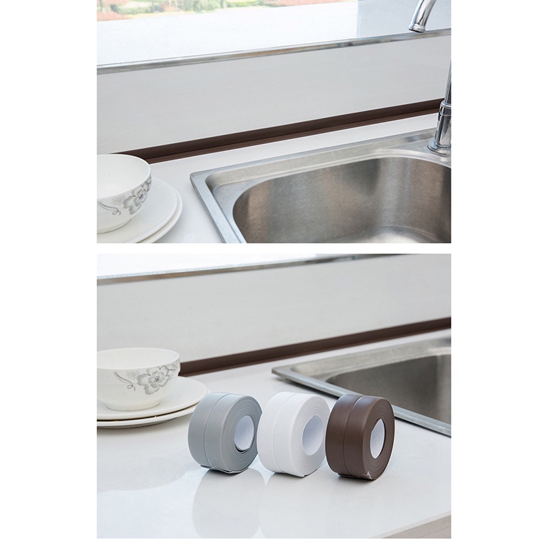 Cuộn Băng Keo Pvc Tự Dính Dán Bồn Rửa Chén Tiện Dụng