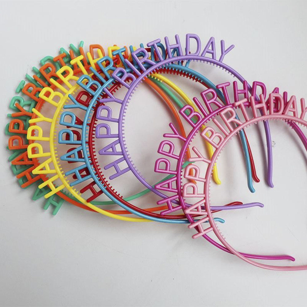 Cài Tóc Trang Trí Hình Chữ Happy Birthday Dễ Thương