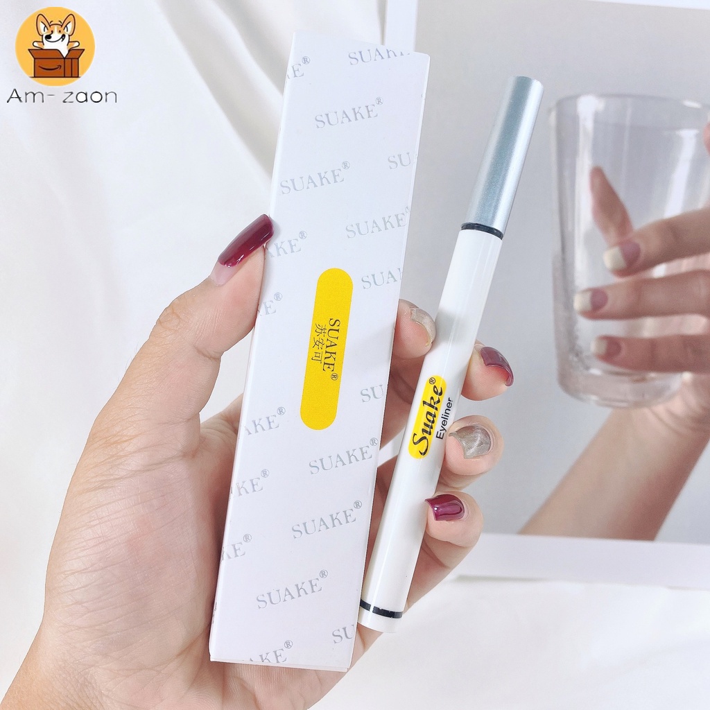 Bút Kẻ Mắt Ngòi Mảnh Mịn Mượt Trang Điểm Lâu Trôi Không Nhòe Kháng Nước