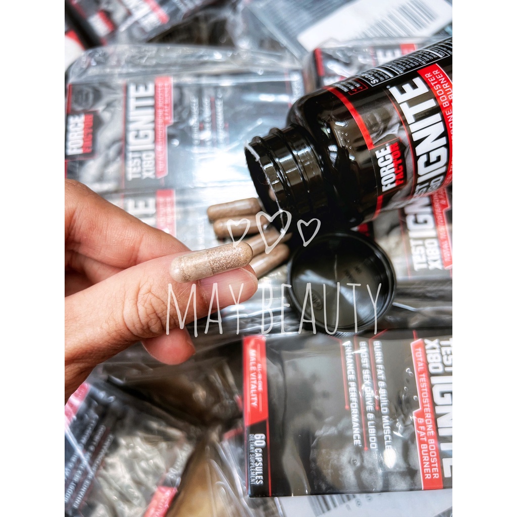 Test X180 Ignite Total Testosterone Booster Đốt mỡ hiệu quả Giảm cân an toàn