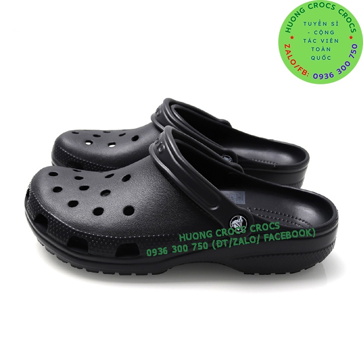 DÉP SỤC CROCS BAND CLASSIC MÀU ĐEN CHO CẢ NAM VÀ NỮ CHUẨN XỊN FULL BOX