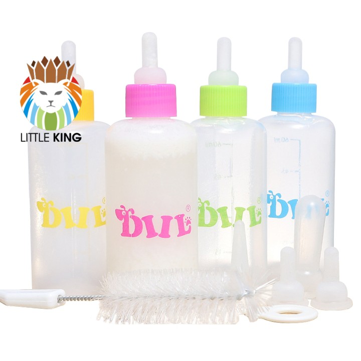 Bình sữa, bình ti cho chó mèo sơ sinh, thú cưng nhỏ, Pet bottle Little King pet shop