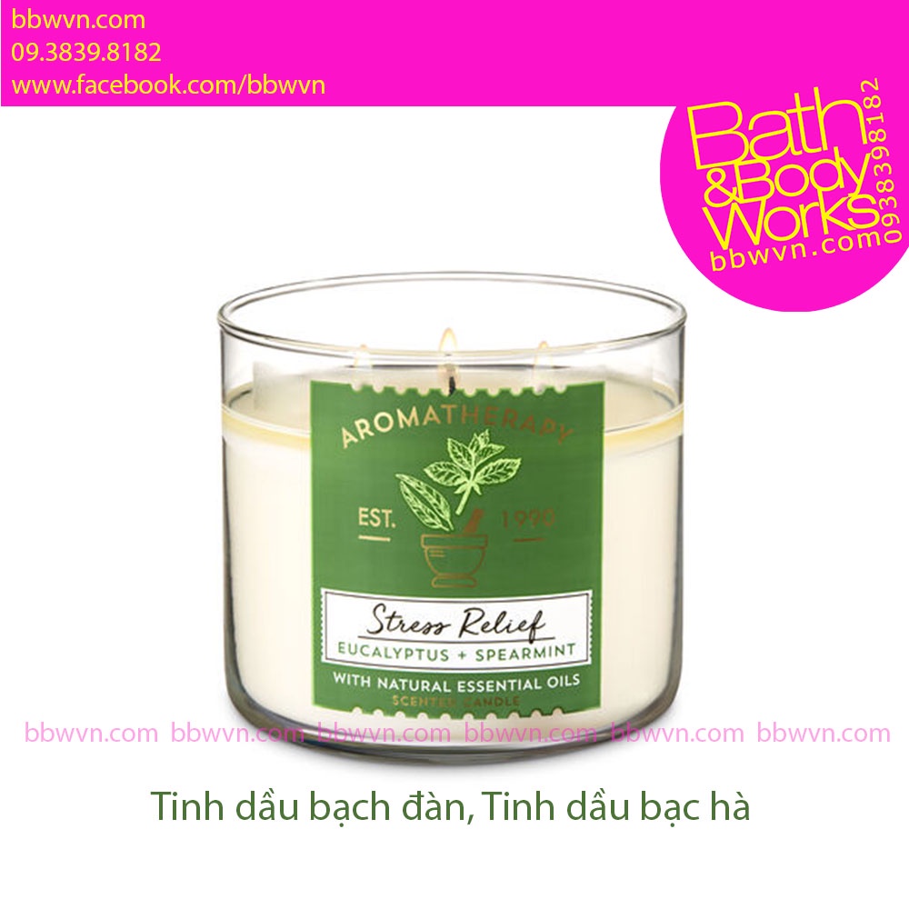 Nến thơm Bath and Body Works Aromatherapy