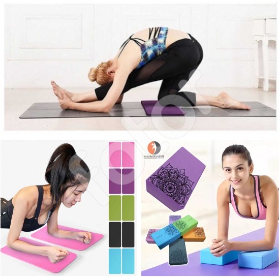 [FREESHIP] THẢM LÓT GỐI -  BỘ 2 LÓT TAY VUÔNG - GẠCH TẬP YOGA