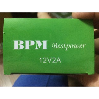 Nguồn Adapter 12V-2A BPM Có Đèn Báo Dùng Cho Camera, Đèn Led, Bơm... (Chính Hãng)