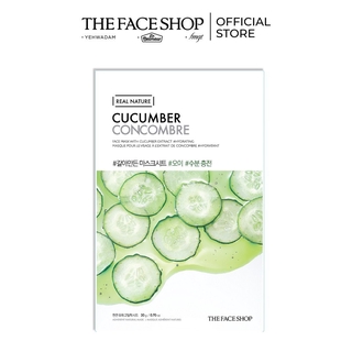 Mặt Nạ Dưa Leo TheFaceShop Real Nature Cucumber Face Mask 20g