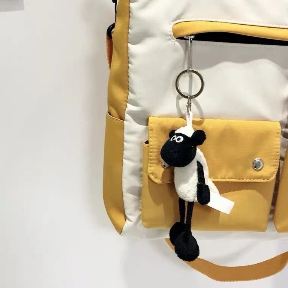 Móc khóa hình cừu nhồi bông mini dễ thương
