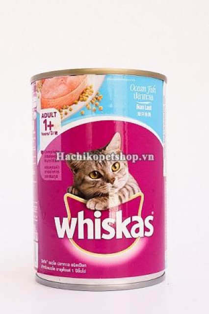 Patê mèo dạng lon whiskas