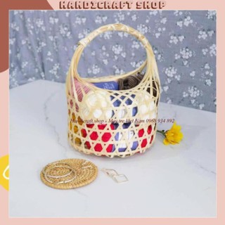 Giỏ Tre Tròn - Đựng Trứng - Đựng Đồ Đa Năng - Thân Thiện Với Môi Trường - HANDICRAFT SHOP
