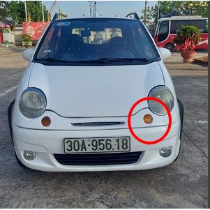 ĐÈN XI NHAN PHÍA TRƯỚC Ô TÔ,HÌNH TRÒN,GẮN TRÊN CA LĂNG  MATIZ 2
