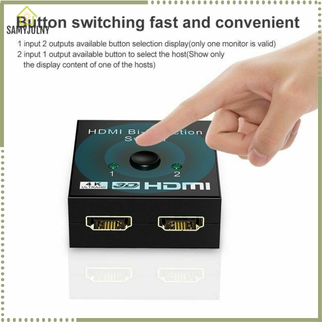 Bộ Chuyển Đổi Hdmi Sang 2 Cổng Vào 1 Ra 2 Trong 1 Cho Hdtv Smart Tv Box