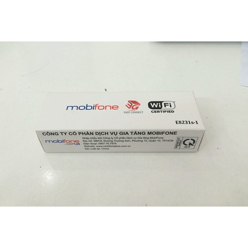 USB 3G Phát sóng wifi Mobifone E8231s-1 dùng tất cả các sim