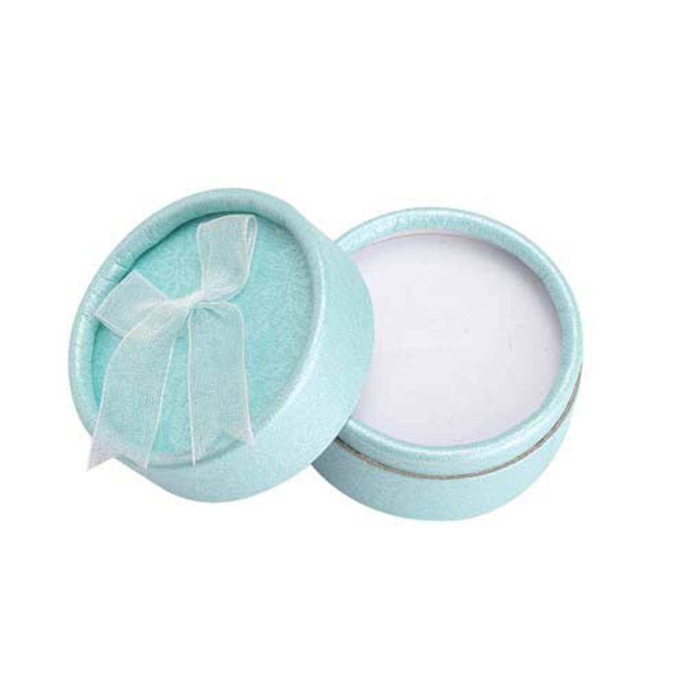 ANEMONE Hộp Đựng Trang Sức Hình Tròn Có Nơ Ốp