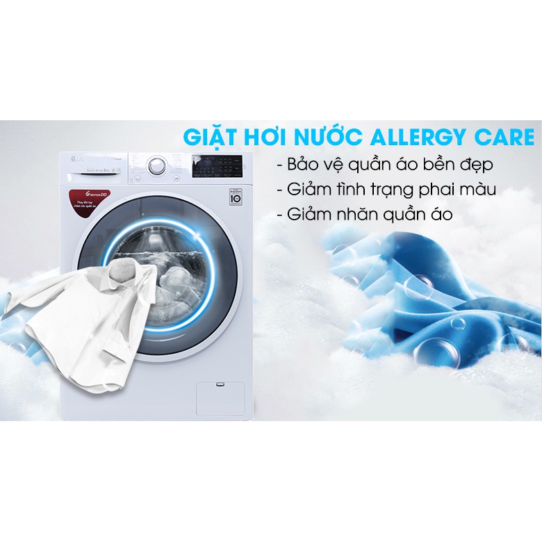 Máy giặt LG Inverter 8 kg FC1408S4W2