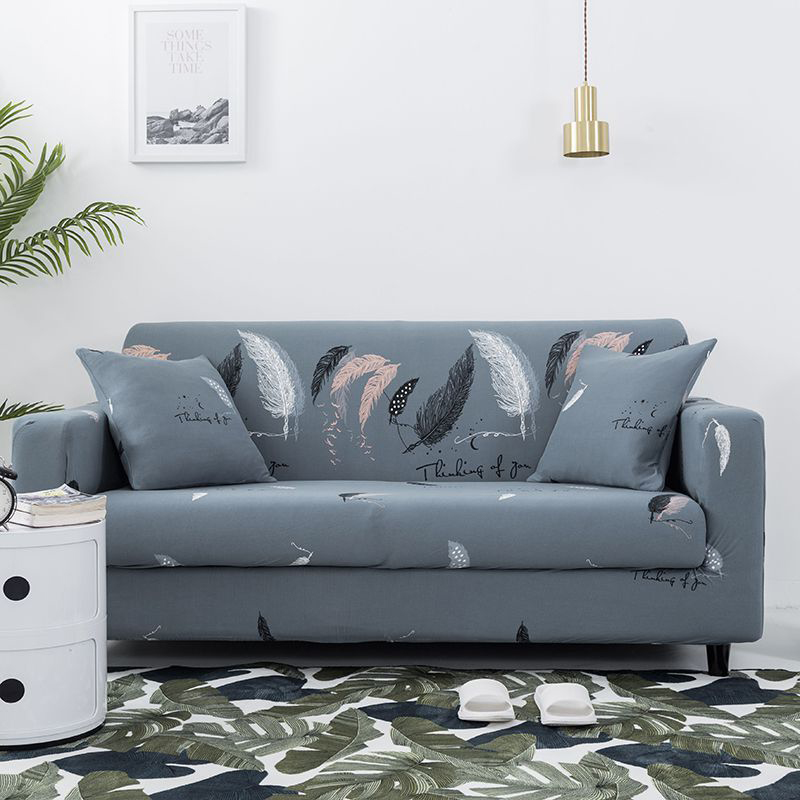 Vỏ bọc ghế sofa phủ toàn diện dáng vuông phong cách Bắc Âu nhiều kiểu thiết kế tùy chọn
