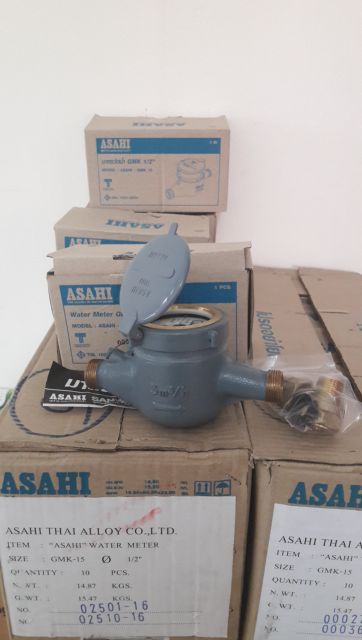Đồng hồ nước Asahi 1/2" GMK 15 Thái Lan