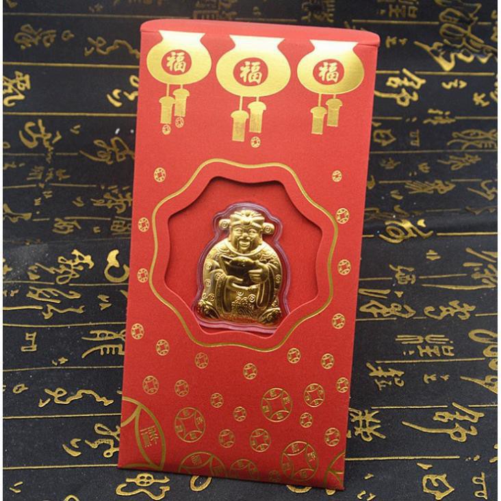 Bao lì xì hình thần tài mạ vàng hot nhât 2021 | BigBuy360 - bigbuy360.vn