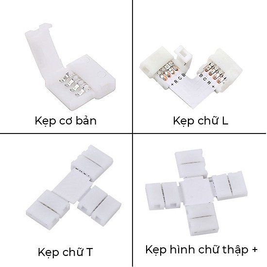 Bộ nối Sử dụng cho dây LED loại  2PIN, 3PIN