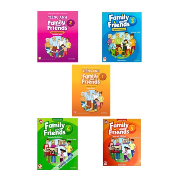 Sách Tiếng Anh Lớp 1 Đến 5 - Family And Friends National Edition (Bài tập - Bài học)