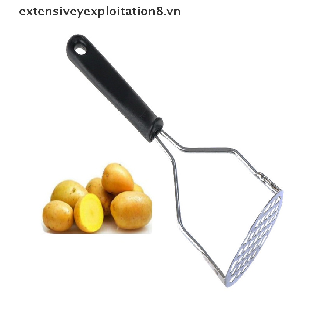 Dụng Cụ Nghiền Khoai Tây / Rau Củ / Trứng Bằng Inox Tiện Dụng Cho Nhà Bếp