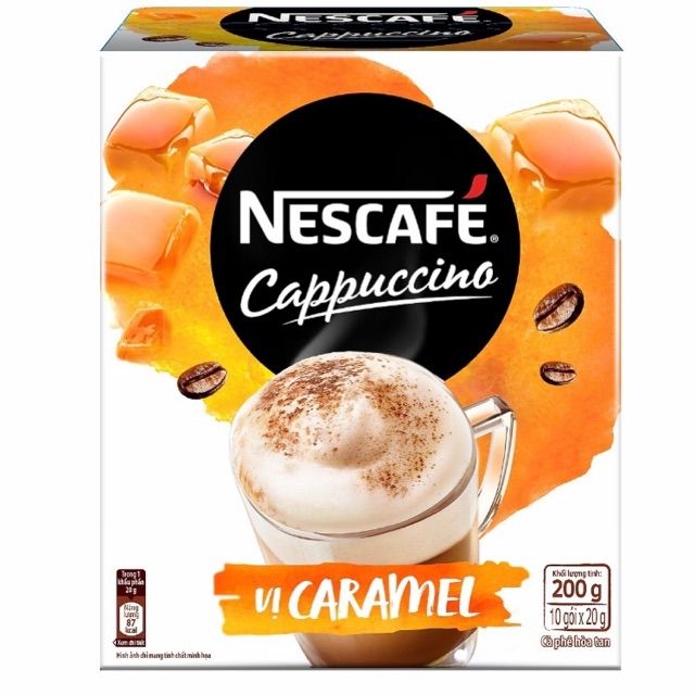 CÀ PHÊ NESCAFE CAPPUCCINO VỊ CARAMEL 200G