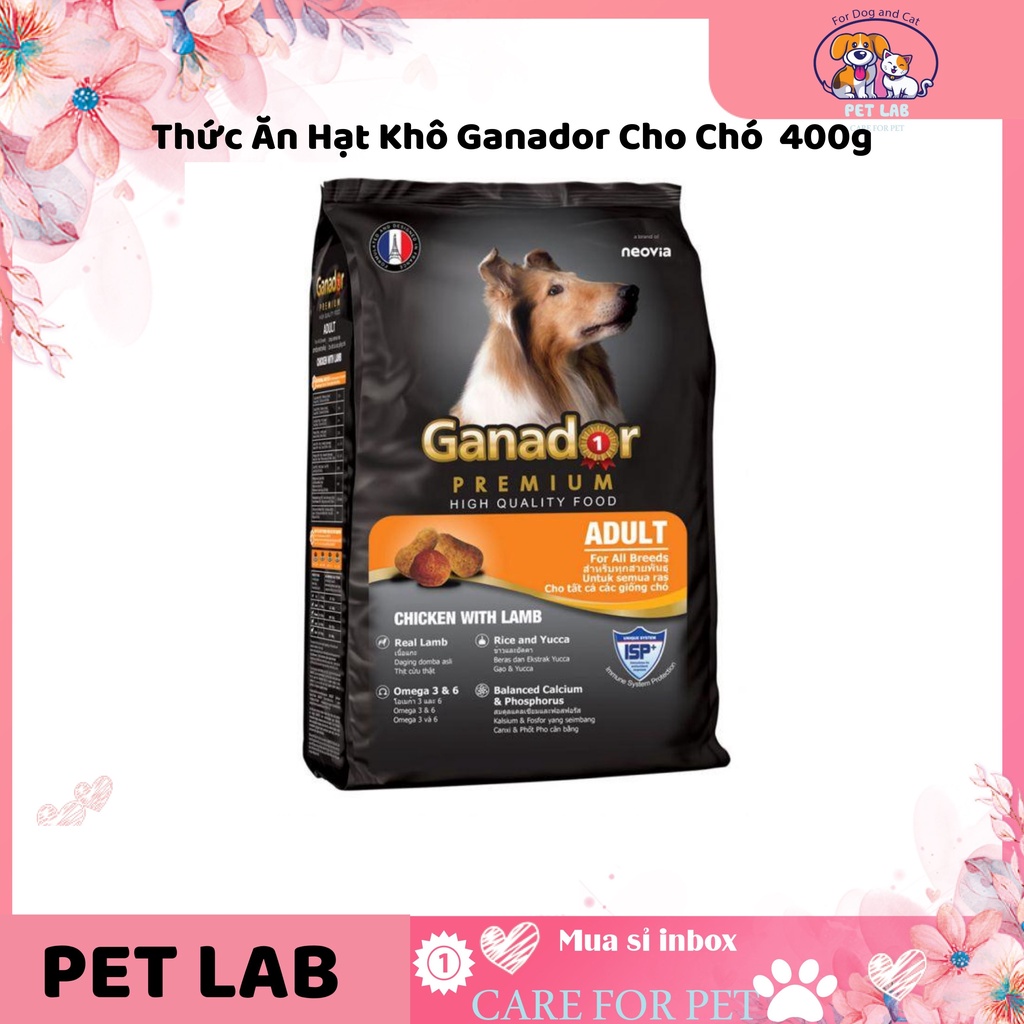 Thức Ăn Hạt Khô Ganador Cho Chó  400g