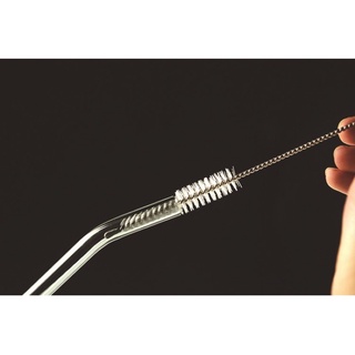 Ống Hút Thuỷ Tinh Ngắn Trong Suốt 15cm