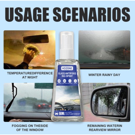 Bình Xịt kính lái chắn gió hậu xe hơi ô tô Chống nước đọng Sương Mù cửa số trước sau cho Toyota Vios Innova Hyundai