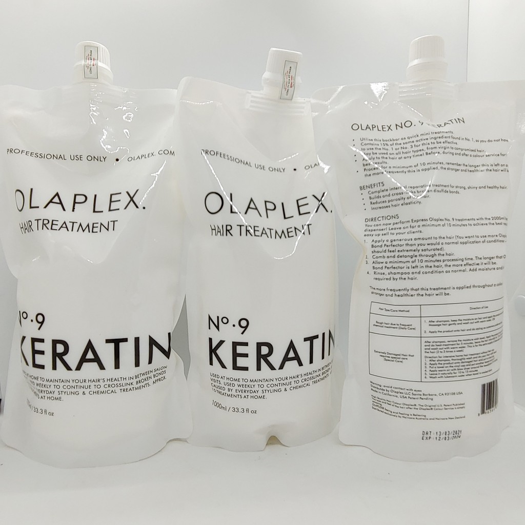 Hấp Keratin Olaplex No.9 -  Phục Hồi Tóc Hư Tổn Nặng  1000ML