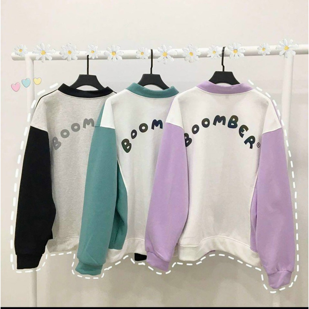 HOT Áo Khoác Nỉ Cadigan Bomber in Chữ B Lớn Kiểu Dáng Giản Dị Dễ Thương | BigBuy360 - bigbuy360.vn