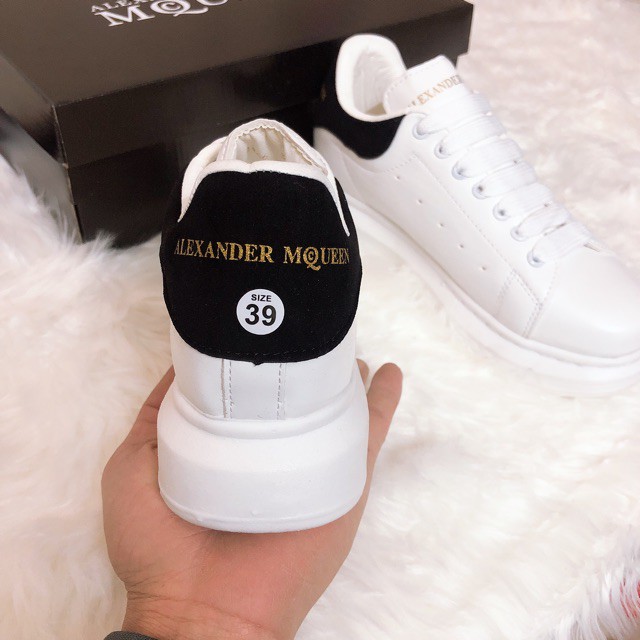 (Full BILL - FULL BOX) Giày nữ nam thể thao trắng MC ĐẸP SIÊU CẤP đế độn 4cm, size 36 đến 43
