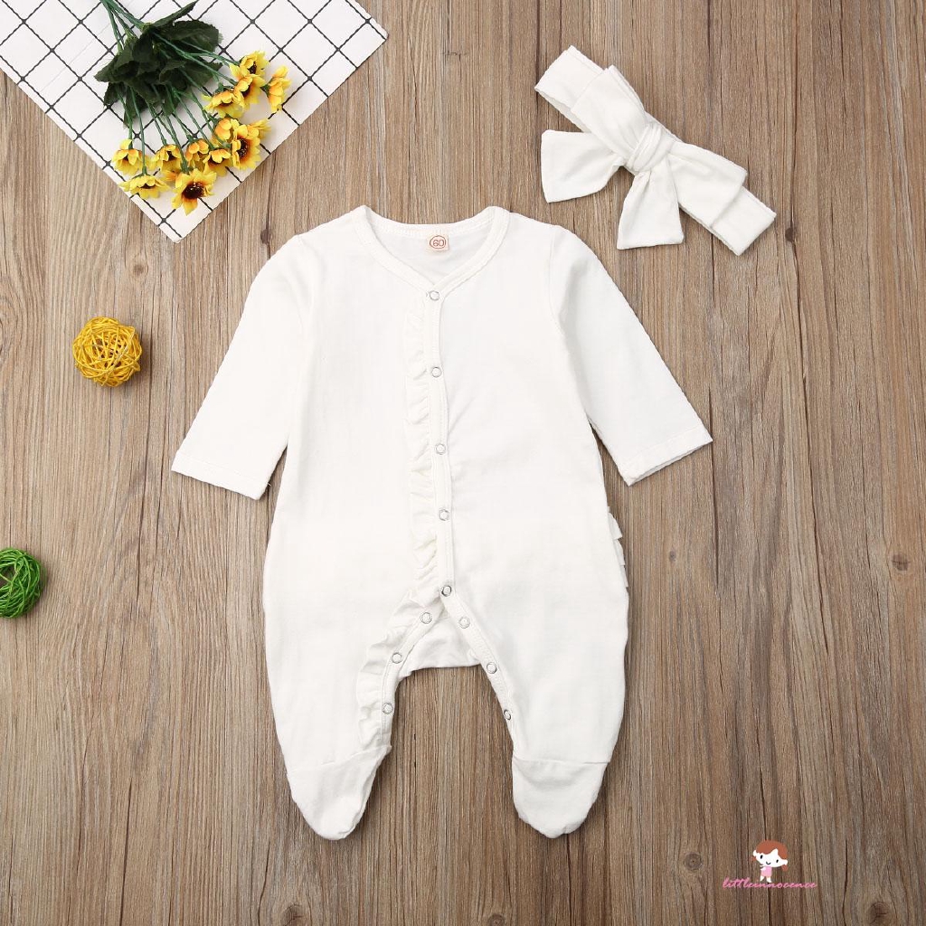 Bộ áo quần liền nhau chất liệu cotton đáng yêu cho bé