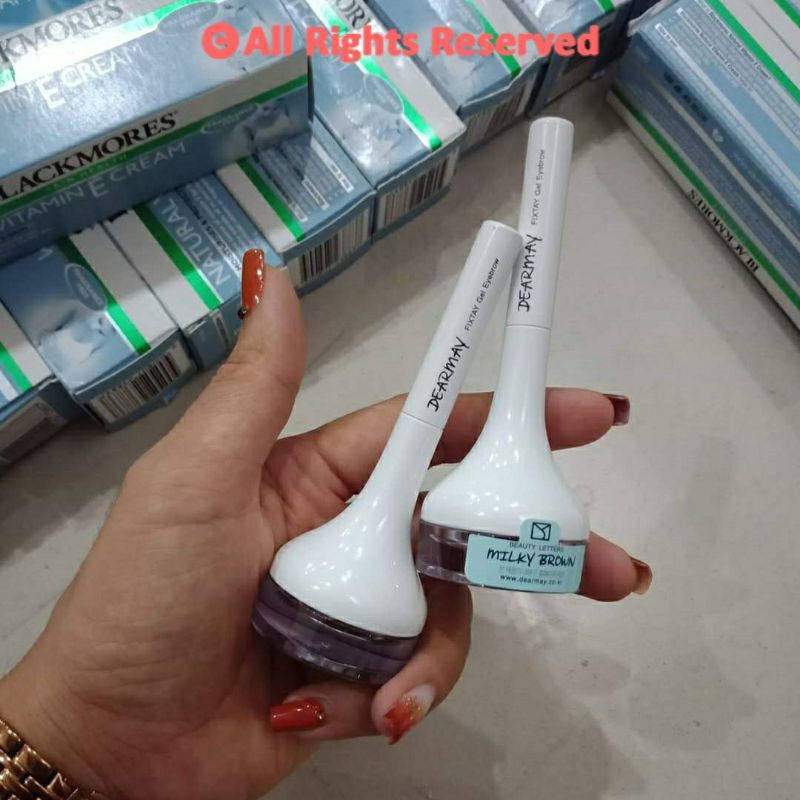 (GRAB / NOWSHIP) (DATE 07-10-2023) Gel Kẻ Mày Chống Trôi, Chống Nước Dearmay Fixtay Gel