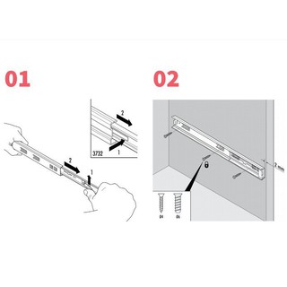 Ray Bi 3 Tầng Màu Đen (1 cặp)