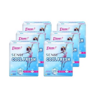 COMBO 6 GÓI BĂNG DIANA SENSI COOL FRESH (CÁNH)(AN GIANG)