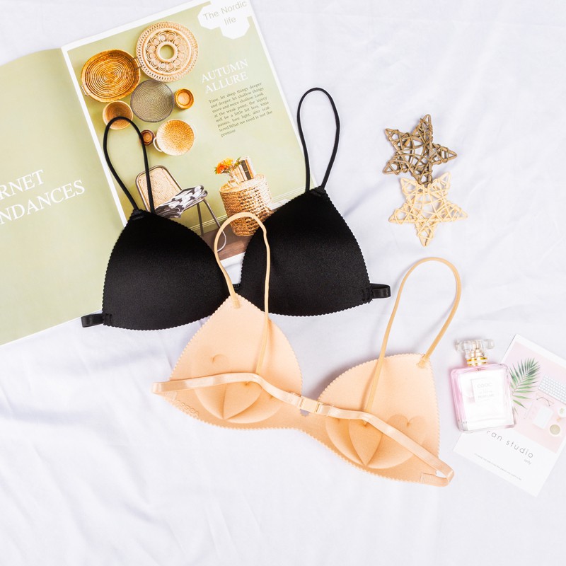 Áo ngực nữ không gọng su mút mỏng AMYRA đúc su nhẹ bara nữ trơn cái trước đệm tim nâng ngực sexy 02 | BigBuy360 - bigbuy360.vn