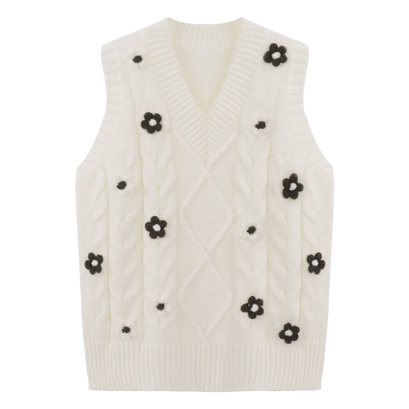 Bộ Áo Khoác sweater Dệt Kim + Áo Sơ Mi Kiểu Hàn Quốc Xinh Xắn Cho Nữ