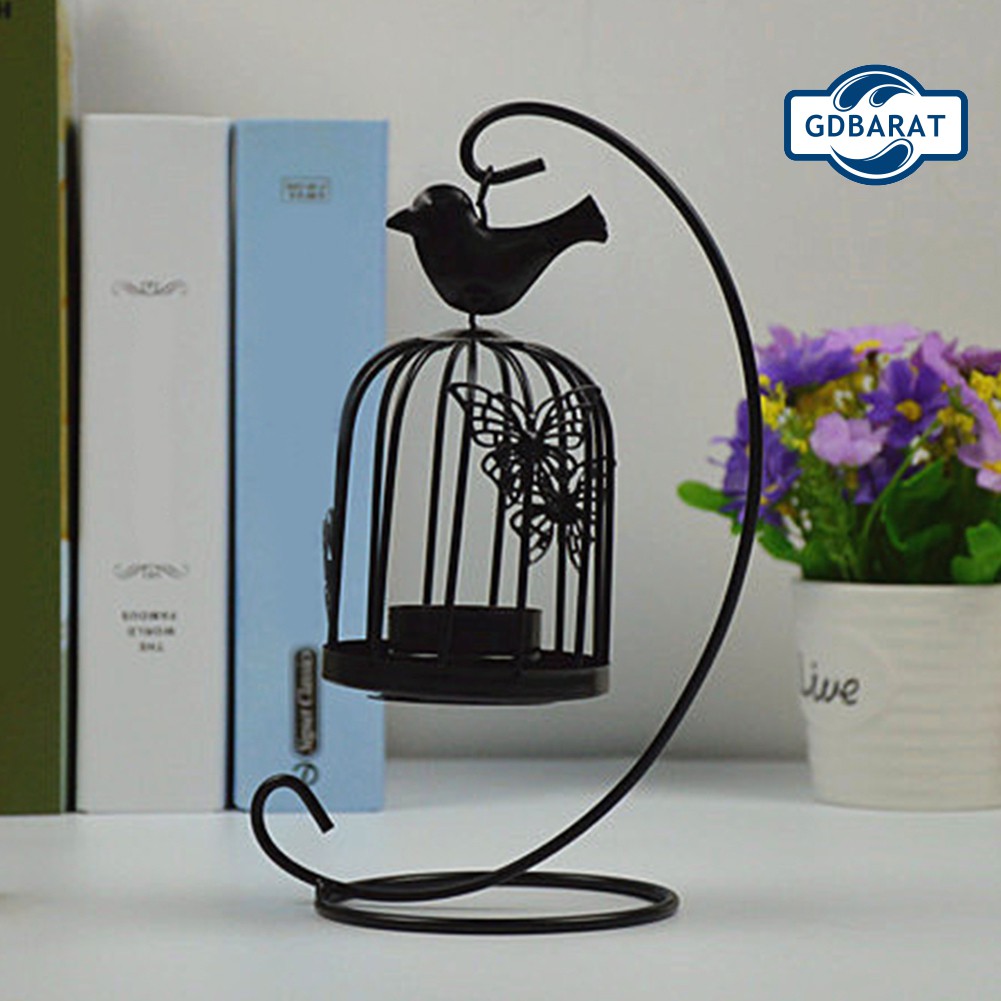 Lồng Chim Bằng Sắt Phong Cách Cổ Điển Dùng Để Trang Trí Độc Đáo