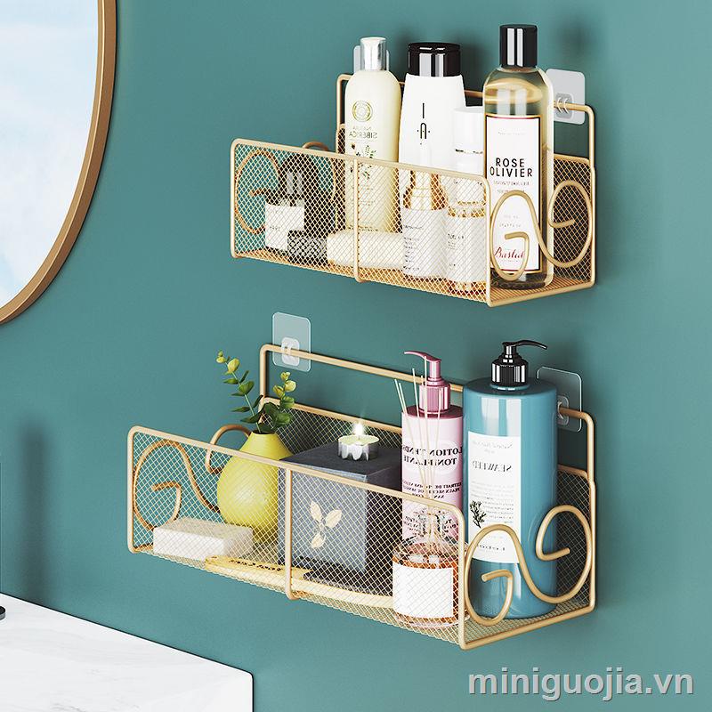 Kệ Đựng Đồ Dùng / Mỹ Phẩm Treo Tường Tiện Dụng Cho Nhà Tắm / Nhà Bếp