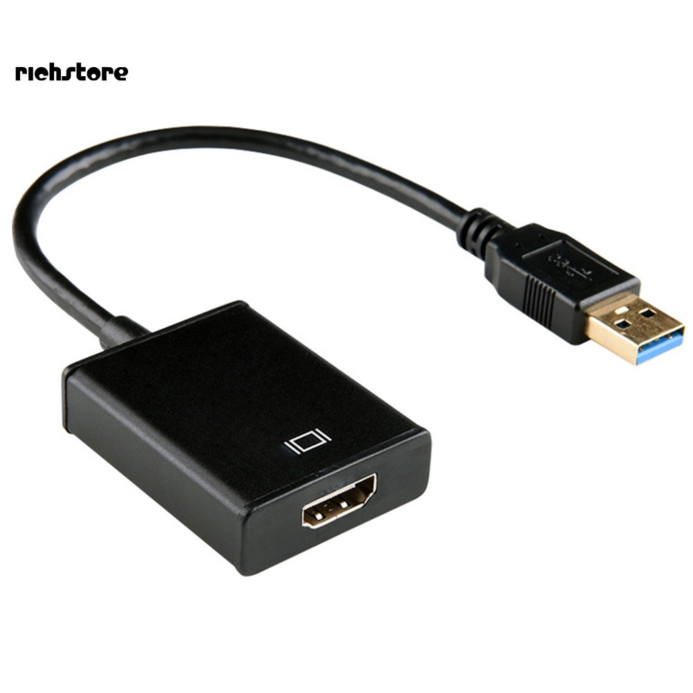 Đầu Chuyển Đổi Usb 3.0 Sang Hdmi 1080p Cho Windows Xp 10 / 8 / 7