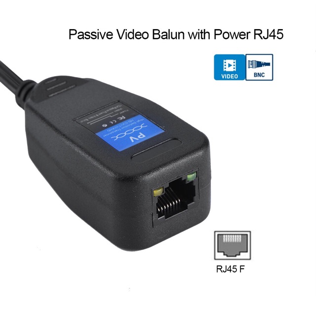 Video balun camera kèm nguồn
