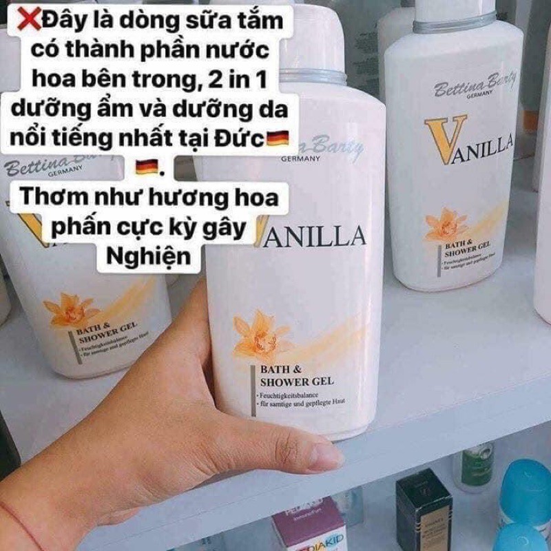 Sữa tắm Vanilla Đức