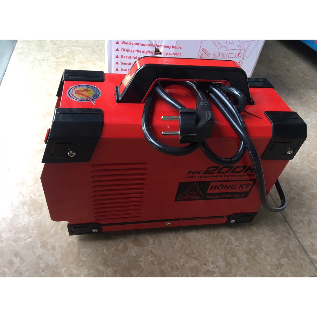 Máy hàn HK 200K chống giật chính hãng Hồng ký tại Máy NTT bảo hành dài hạn an toàn hiệu quả