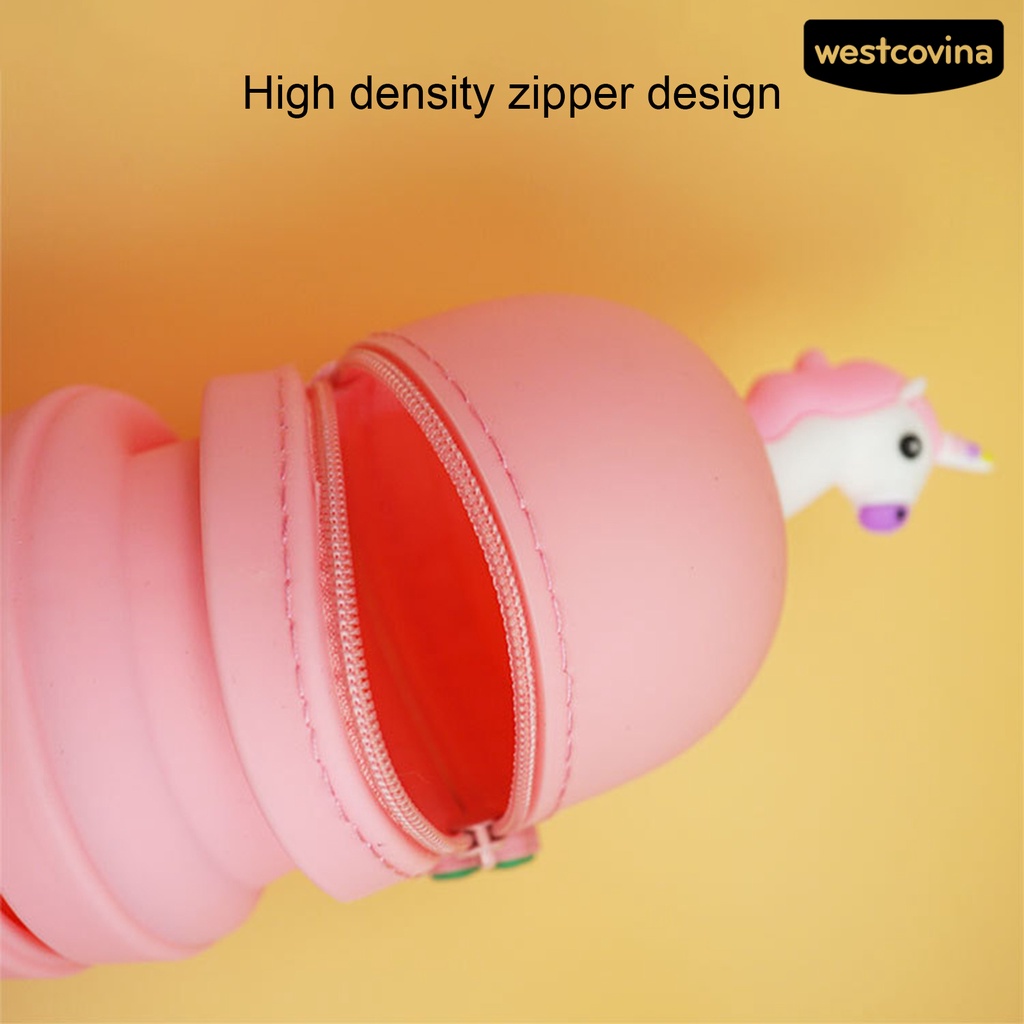 [Hot]✍Túi Đựng Bút Chì Có Dây Kéo In Hoạt Hình Dễ Thương Dùng Hàng Ngày